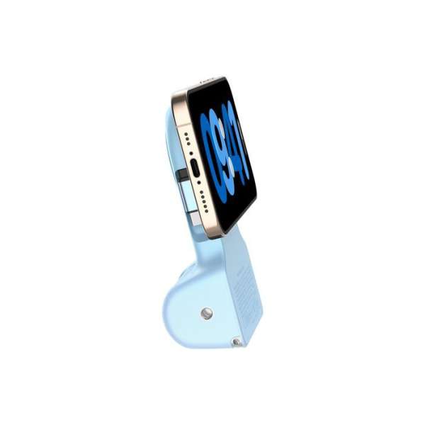 Belkin Stage PowerGrip Magnetic Charging Camera Grip with 9300mAh PowerBank Ice Blue