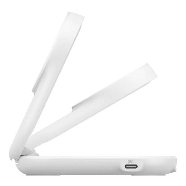 Belkin UltraCharge 25W Qi2 magnetic 2-in-1 Charger White