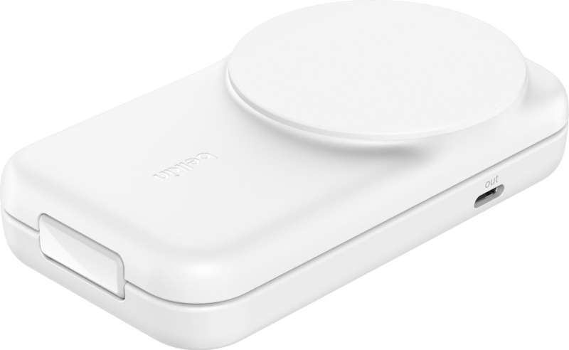 Belkin UltraCharge 25W Qi2 magnetic 2-in-1 Charger White
