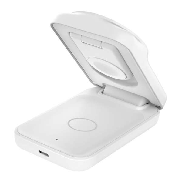 Belkin UltraCharge 25W Qi2 magnetic 3-in-1 Charger White