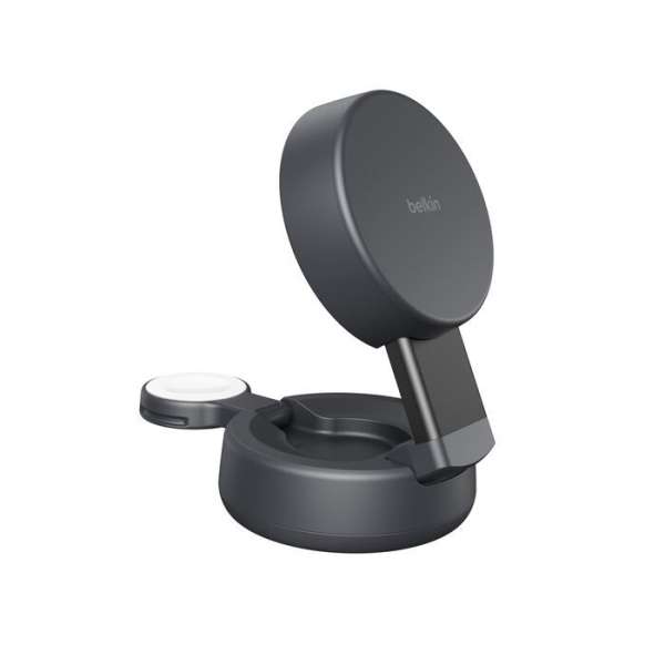 Belkin UltraCharge Pro 25W Qi2 magnetic 2-in-1 Charger Black