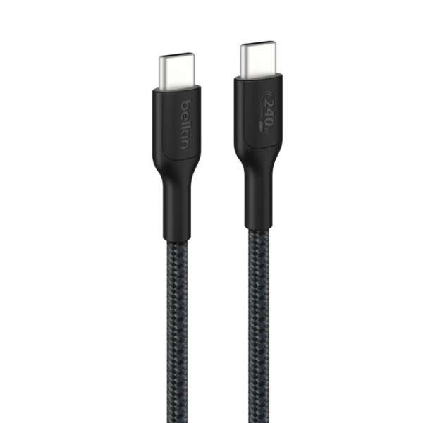 Belkin USB-C to USB-C Braided Cable 240W 1m Black