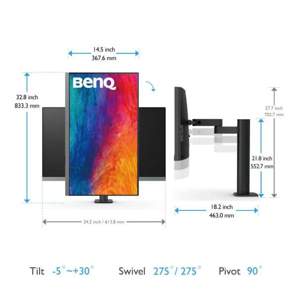 Benq 27" PD2706UA IPS LED