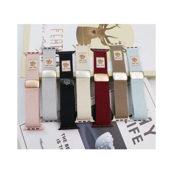 BlackBird Good Luck Bear Watch Strap for Iwatch 38/40/41/42mm Light Blue