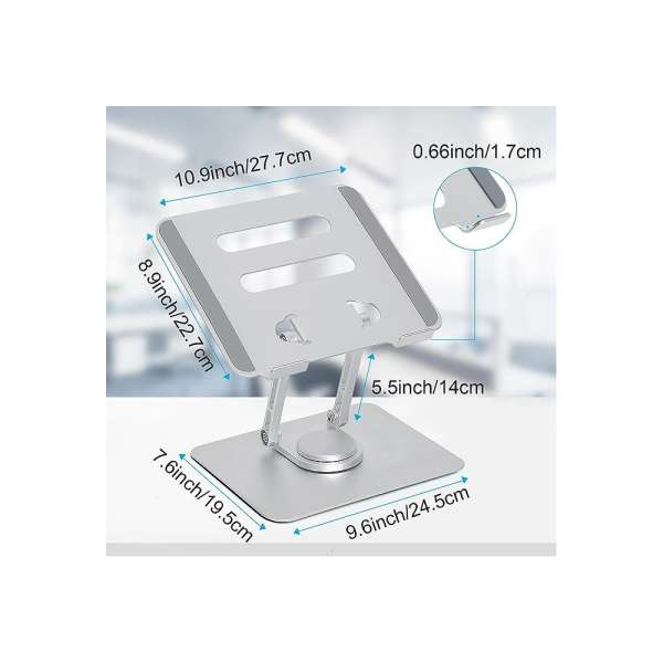 BlackBird Notebook Állvány 360 fokban forgatható Silver