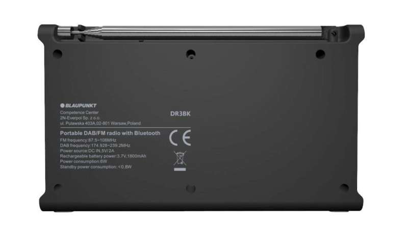 Blaupunkt DR3BK Portable Radio Black