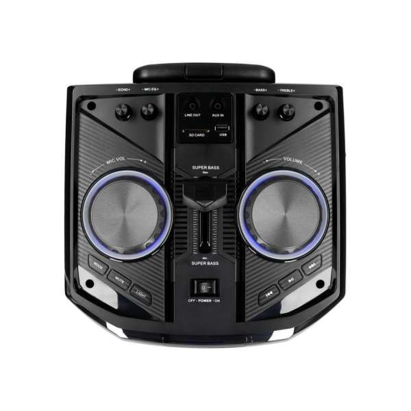 Blaupunkt PS6 Party speaker with Bluetooth and karaoke Black