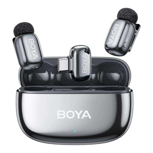 BOYA MINI 2-02 Wireless Microphone Space Gray