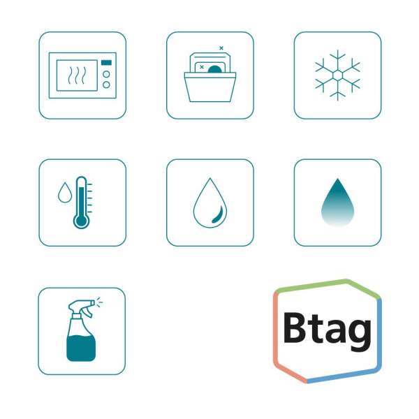 Brother BTAG-135 Címketekercs (12mm) White on Clear - 4m