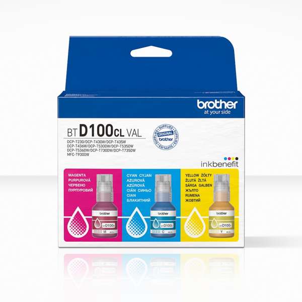 Brother BTD100CLVAL Multipack tintapatron