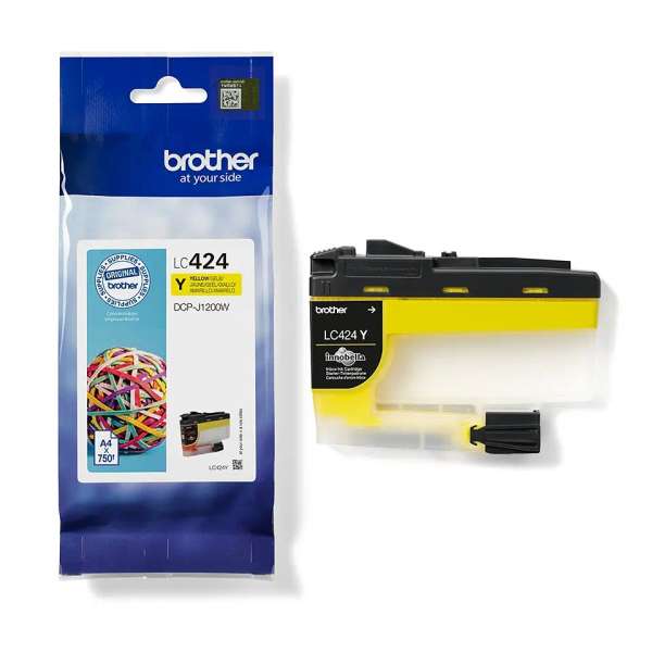 Brother LC-424Y Yellow tintapatron