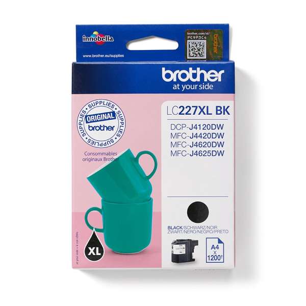 Brother LC227XLBKBP Black tintapatron