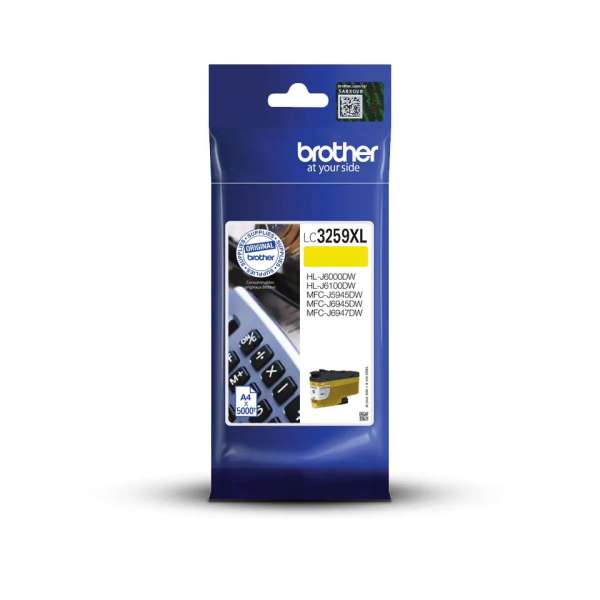 Brother LC3259XLYP Yellow tintapatron