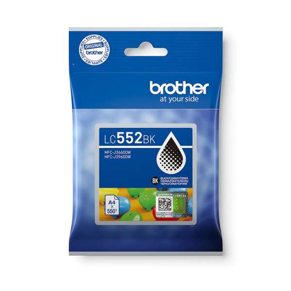 Brother LC552BK Black tintapatron