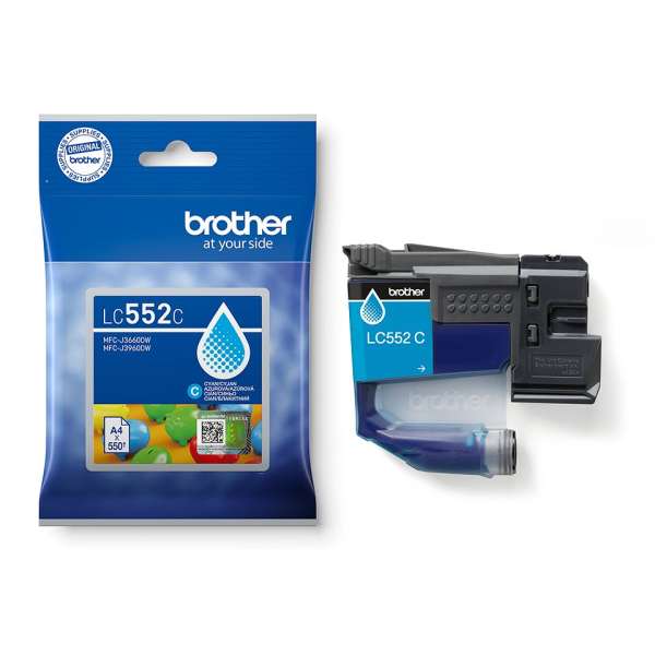 Brother LC552C Cyan tintapatron