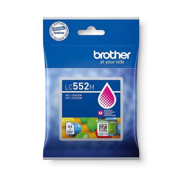 Brother LC552M Magenta tintapatron