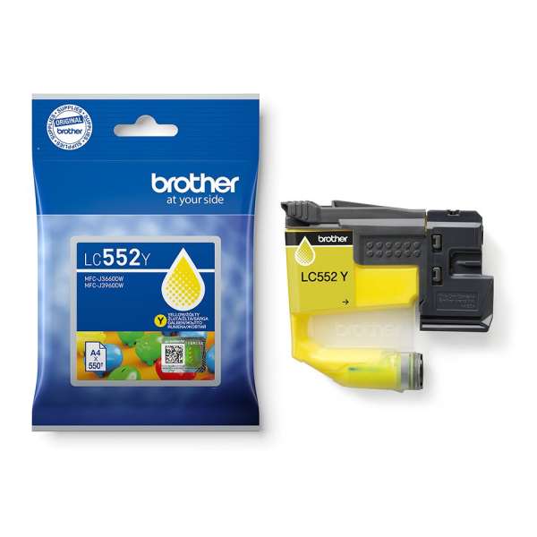 Brother LC552Y Yellow tintapatron
