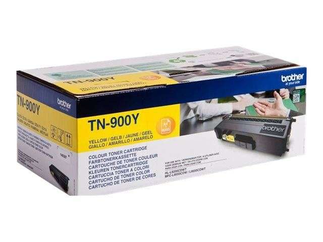 Brother TN900C Yellow toner 2 Pack