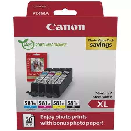 Canon CLI-581XL Multipack tintapatron Canon CLI-581XL Multipack tintapatron