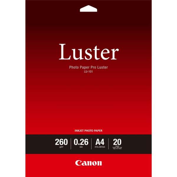 Canon LU-101 260g A4 20db Fényes Fotópapír