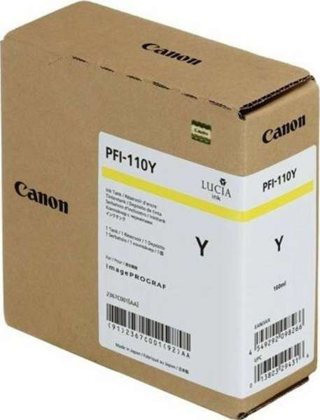 Canon PFI-110Y Yellow tintapatron