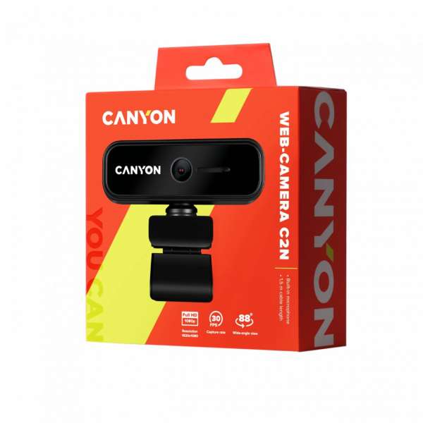 Canyon C2N Webkamera Black