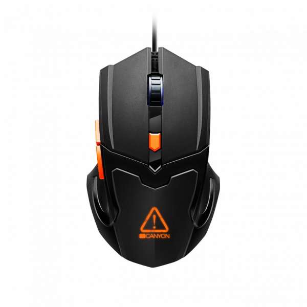 Canyon CND-SGM02RGB Vigil Gaming mouse Black/Orange