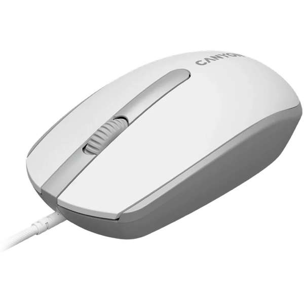 Canyon CNE-CMS10WG wired mouse White/Grey