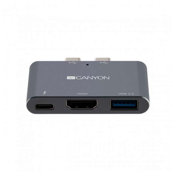 Canyon CNS-TDS01DG Thunderbolt 3 docking station 3-in-1 Dark Gray