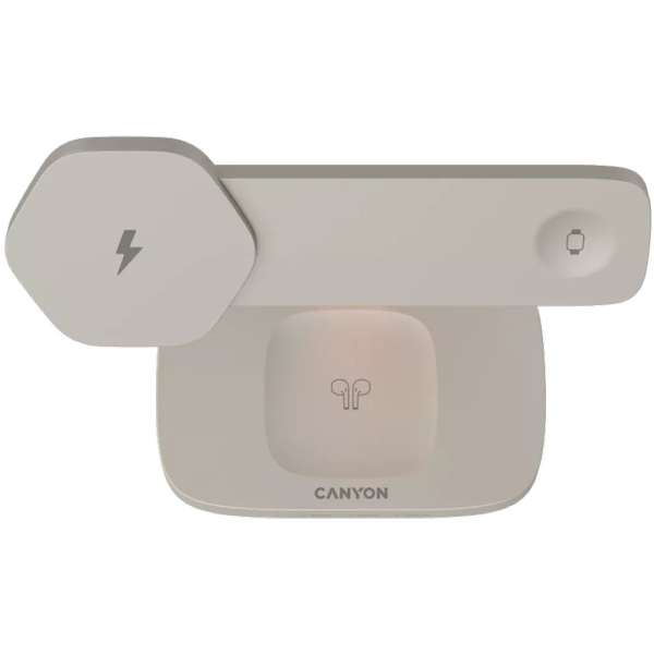 Canyon Hexagon 310 Wireless Charger LightGrey/Orange
