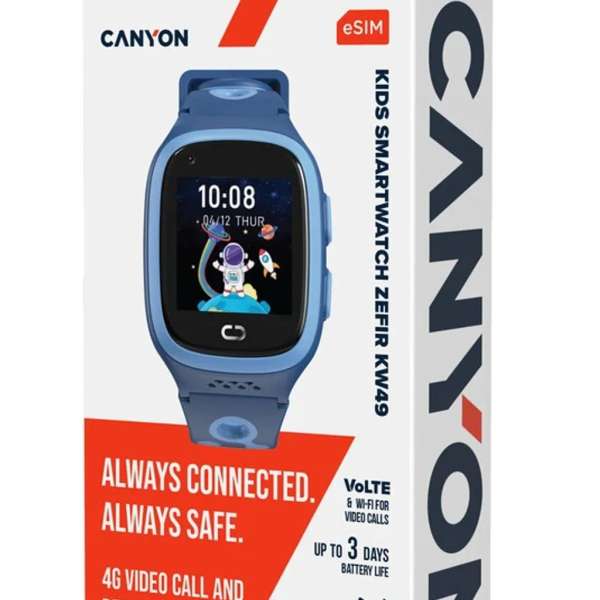 Canyon KW49 Kids Smartwatch Zefir Dark Blue