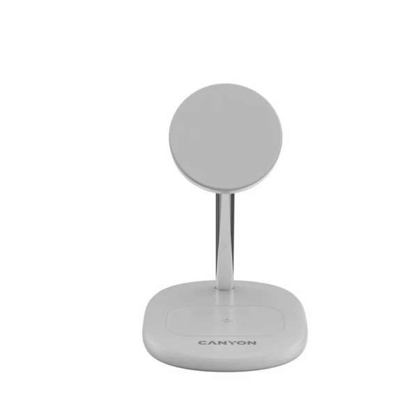 Canyon WCS-205 2-in-1 Wireless Charging Stand On Power 205 30W Adapter included White