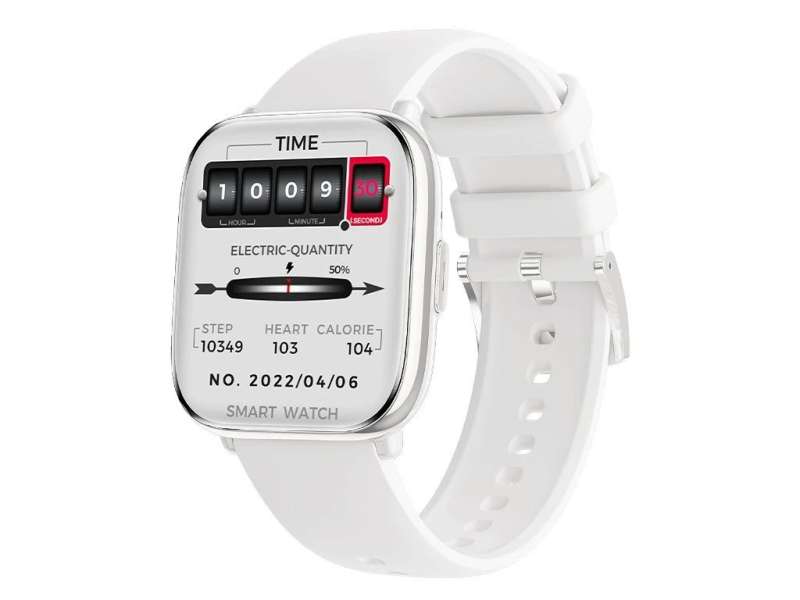 Carneo Proxima HR+ Smartwatch Silver/White