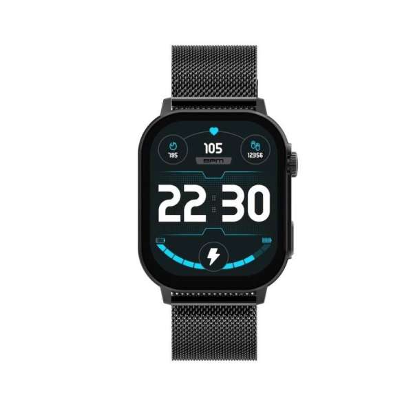 Carneo Zephyr Ultra HR+ Smartwatch Black