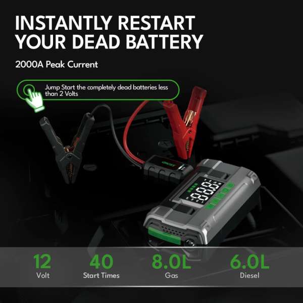 CAROSS T14 Max Jump Starter with Air Compressor