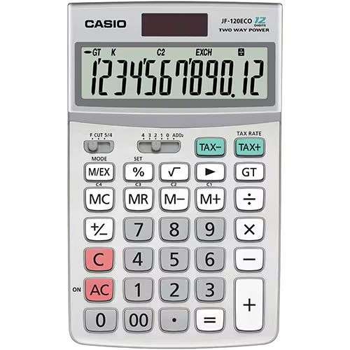 Casio JF-120ECO Asztali számológép Silver