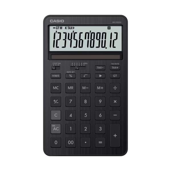 Casio JW-200DQ-BK Asztali számológép Black