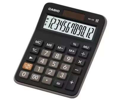Casio MS-12B Asztali számológép Black