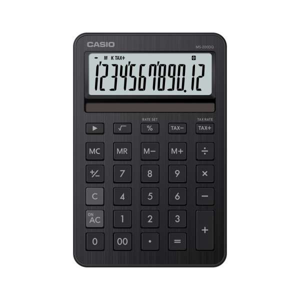 Casio MS-200DQ-BK Asztali számológép Black