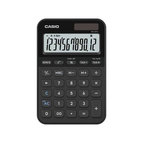 Casio MS-20YC-BK Asztali számológép Black