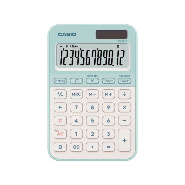 Casio MS-20YC-LG Asztali számológép Light Green