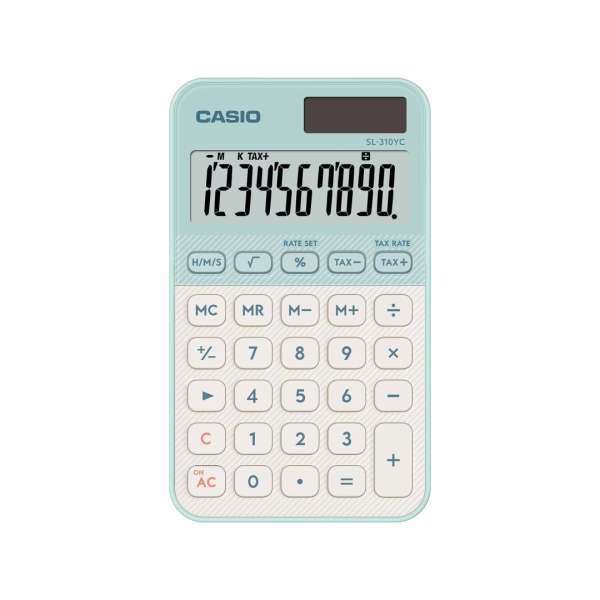 Casio SL-310YC-LG Asztali számológép Light Green