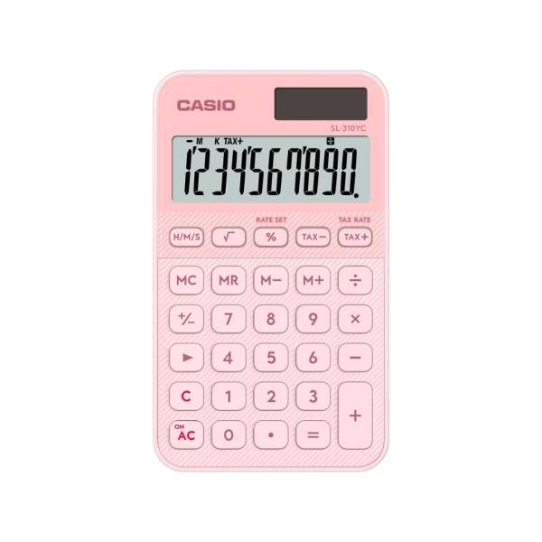 Casio SL-310YC-LP Asztali számológép Pink
