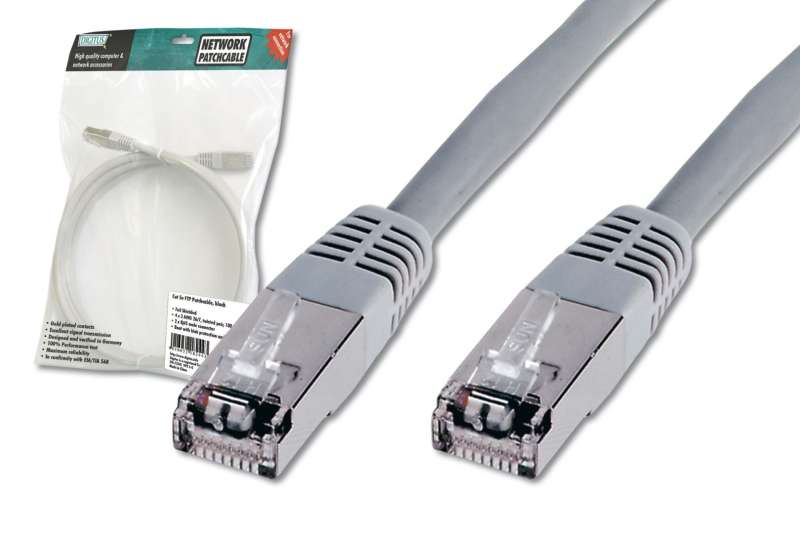 Digitus CAT5e SF-UTP Patch Cable 3m Grey