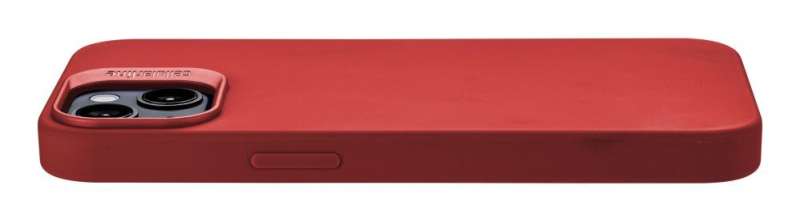 Cellularline Sensation protective silicone cover with MagSafe support for Apple iPhone 15, red
