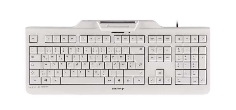 Cherry KC 1000 SC billentyűzet White UK