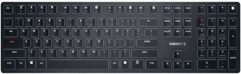 Cherry KW X ULP Wireless Keyboard Black US