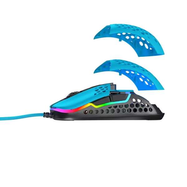 Cherry XTRFY M42 RGB Gaming Mouse Miami Blue