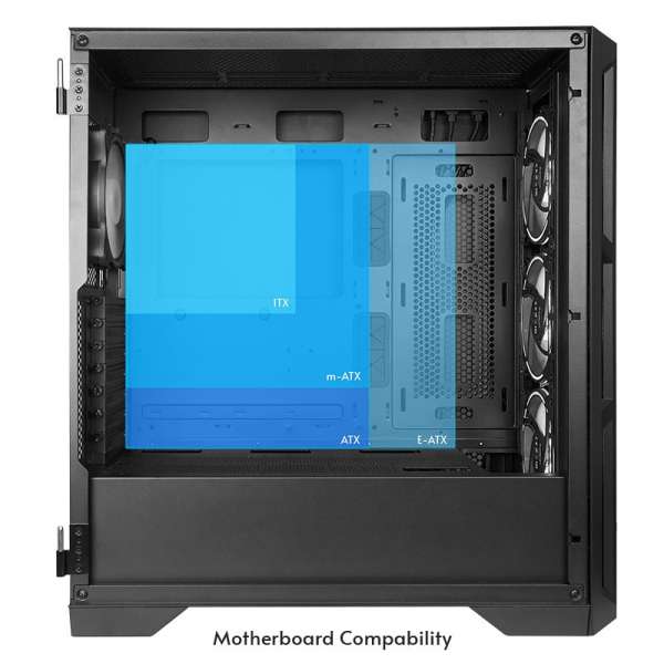 Chieftec Apex Lumo Tempered Glass Black