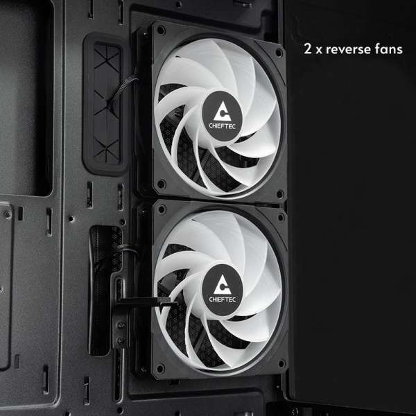 Chieftec Vista Tempered Glass Black